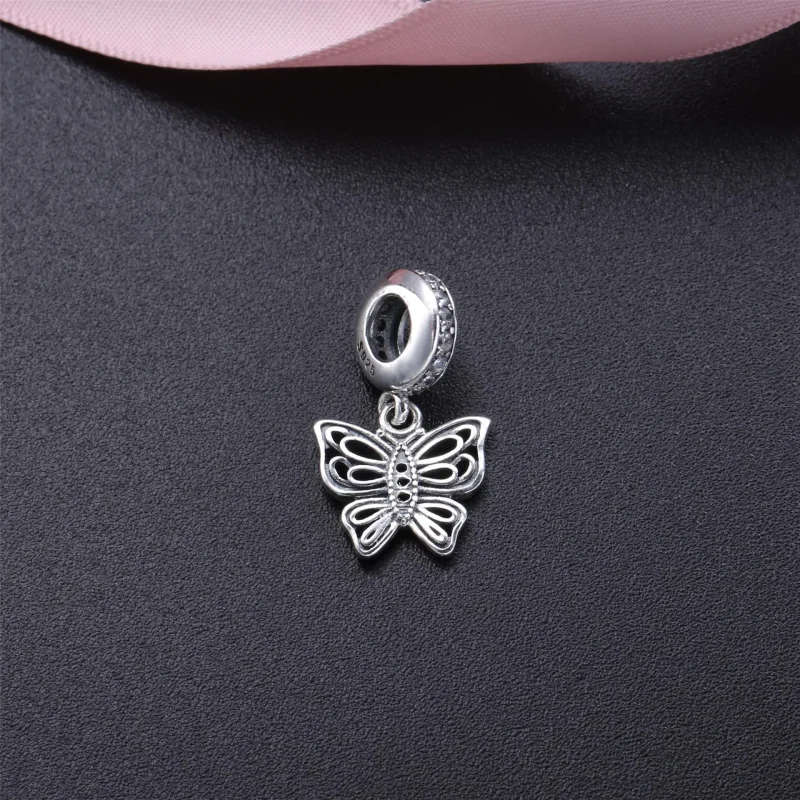 (slika za) Viseči obesek PANDORA Love Takes Flight, prozoren CZ - 791255CZ - Ogled 3