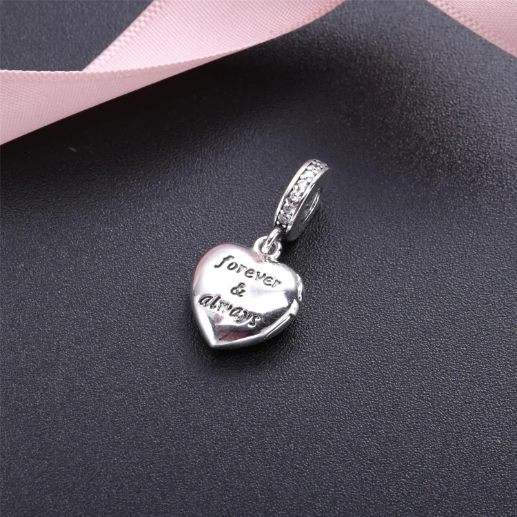 Viseči obesek PANDORA My Beautiful Wife, prozoren CZ - 791524CZ