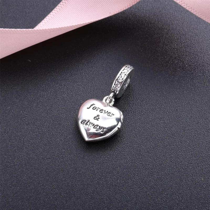 (slika za) Viseči obesek PANDORA My Beautiful Wife, prozoren CZ - 791524CZ - Ogled 2