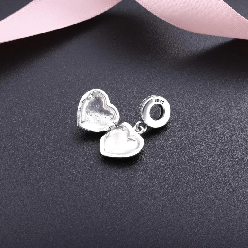 (slika za) Viseči obesek PANDORA My Beautiful Wife, prozoren CZ - 791524CZ - Ogled 4