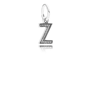 (slika za) Viseči obesek PANDORA črka Z - 791338CZ