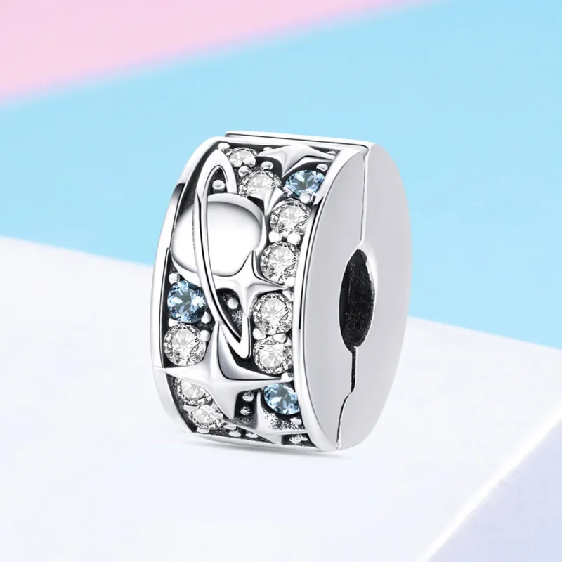 (slika za) Sponka Pandora Style Silver Planet - SCC985 - Ogled 2