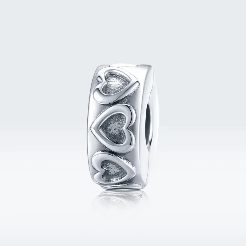 (slika za) Srebrna vintage reliefna sponka Pandora Style - SCC1557 - Ogled 5