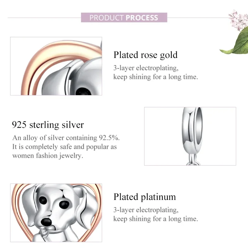(slika za) Dvobarvni dvobarvni kuža labradorca v stilu Pandora - SCC1611 - Ogled 8