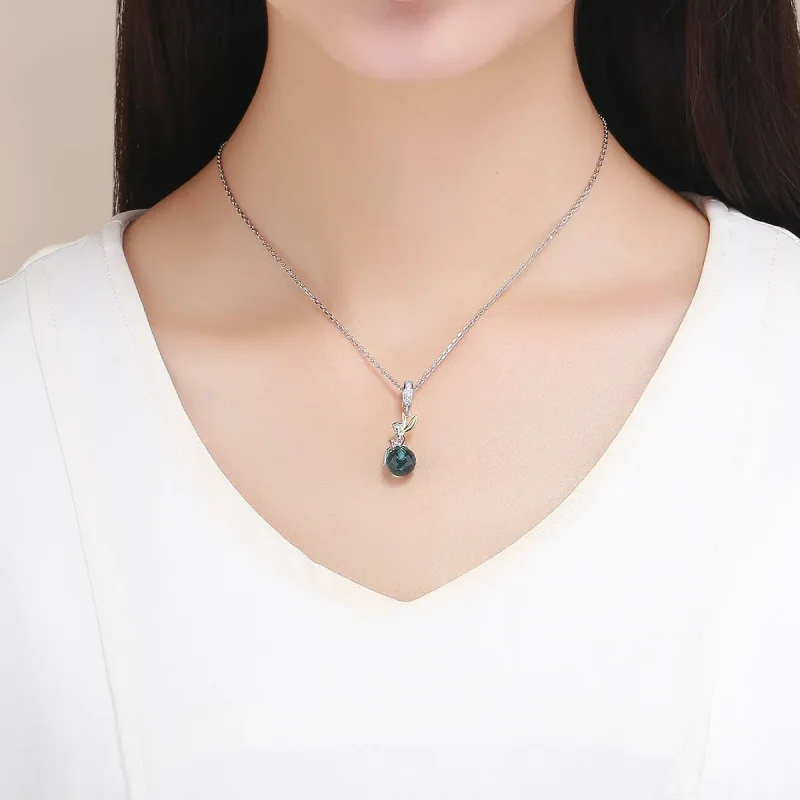 (slika za) Dvobarvni dvobarvni viseči viseči planet Elf v slogu Pandora - BSC056 - Ogled 5