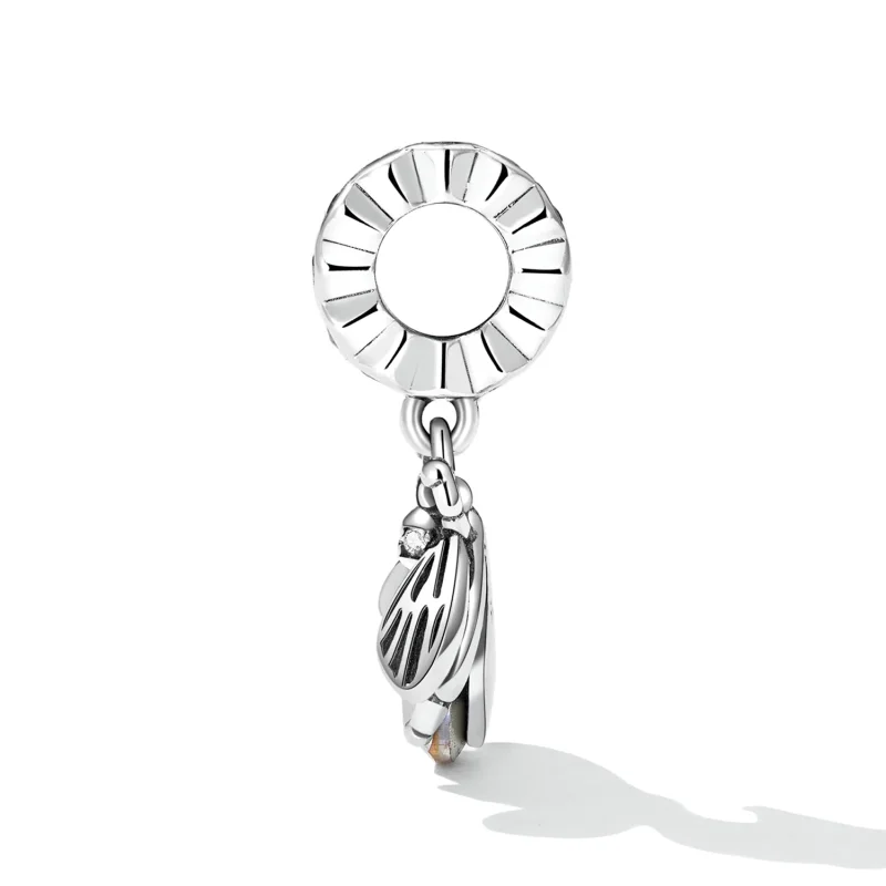 (slika za) Nežne viseče čebele v stilu Pandora - SCC2293 - Ogled 3