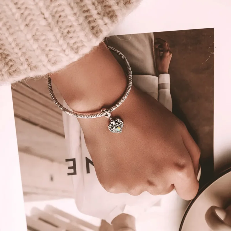 (slika za) Pandora Style Angel Pray Love Viseči - BSC568 - Ogled 6