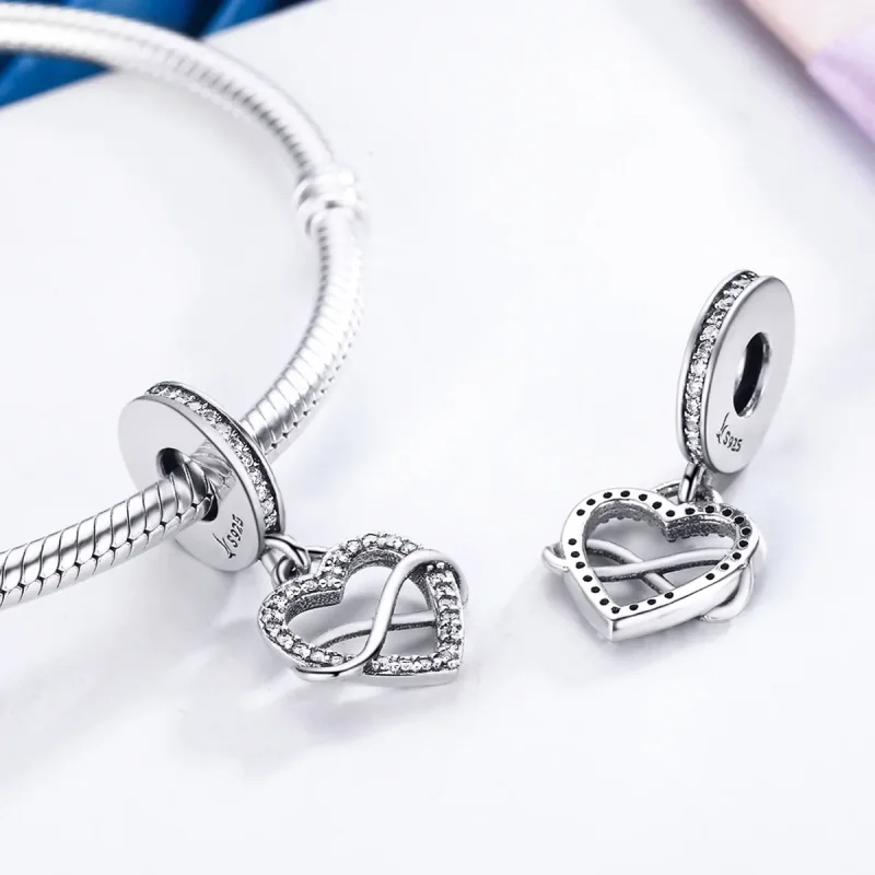 (slika za) Pandora Style Love Knows No Bounds Viseča obleka - SCC261 - Ogled 4