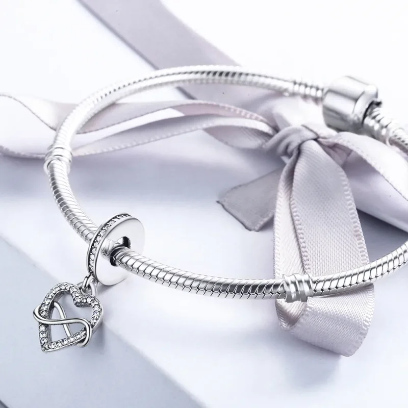 (slika za) Pandora Style Love Knows No Bounds Viseča obleka - SCC261 - Ogled 5