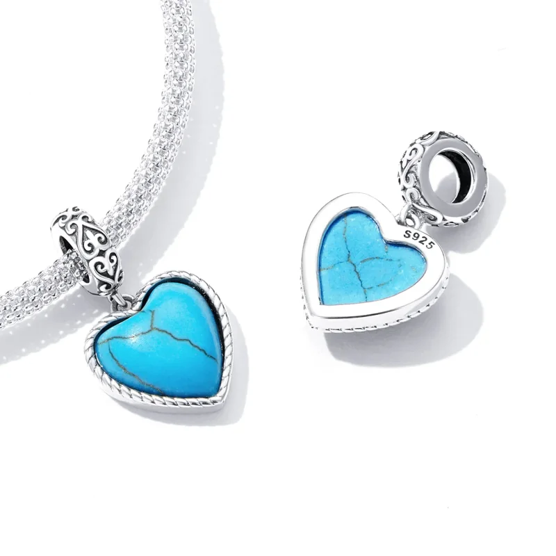 (slika za) Pandora Style Love Turquoise Viseči - SCC2227 - Ogled 4