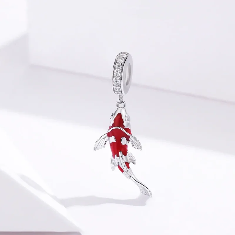 (slika za) Pandora Style Lucky Koi Viseči - BSC085 - Ogled 2