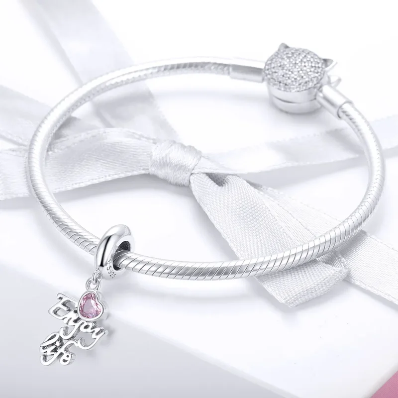 (slika za) Pandora Style Silver Love Life Viseči - SCC907 - Ogled 2