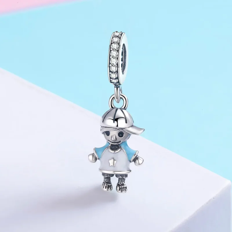 (slika za) Pandora Style Silver Perfect Life Little Baby Boy Viseč - SCC544 - Ogled 4