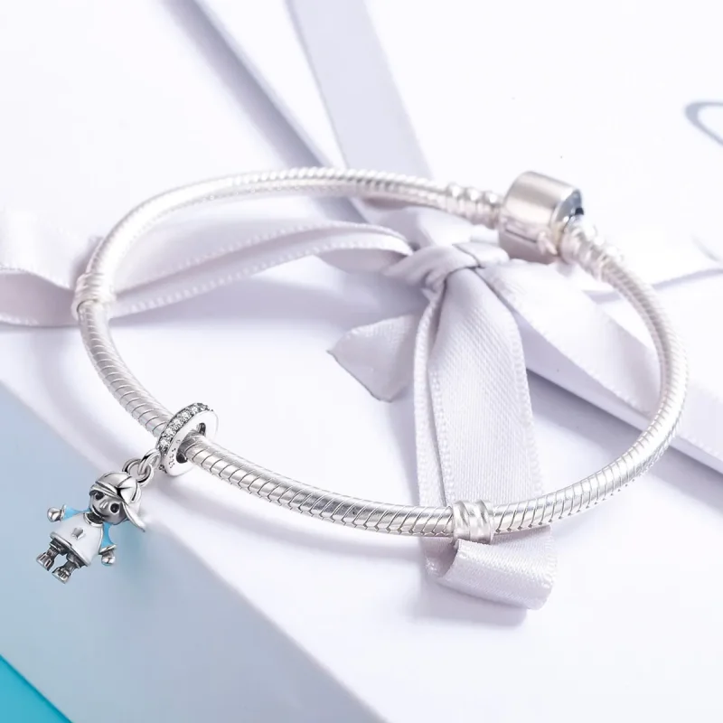 (slika za) Pandora Style Silver Perfect Life Little Baby Boy Viseč - SCC544 - Ogled 5