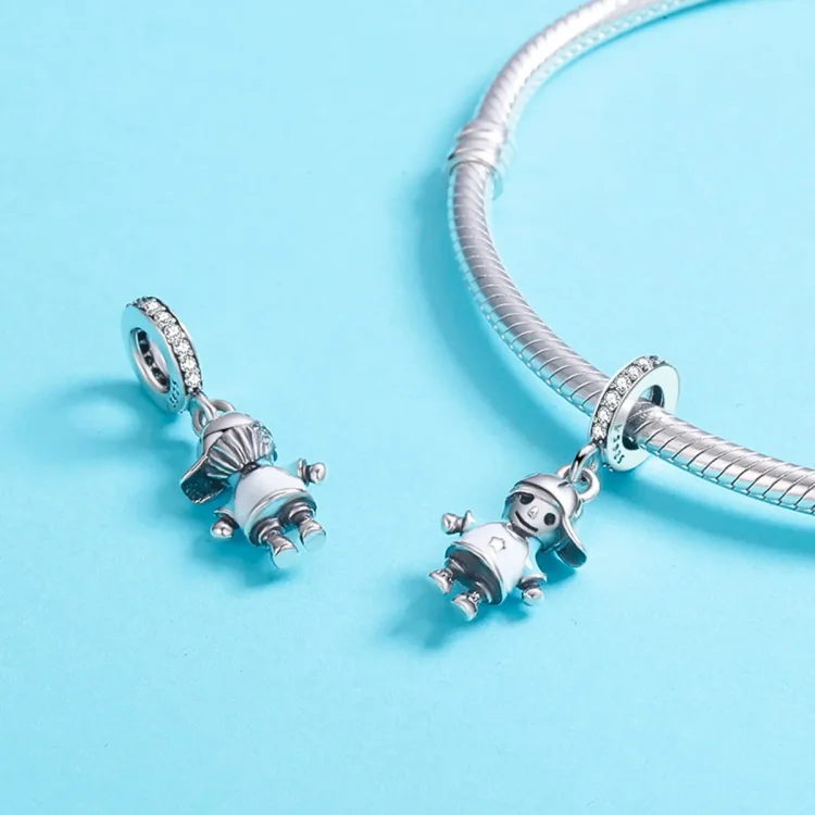 Pandora Style Silver Perfect Life Little Baby Boy Viseč - SCC544