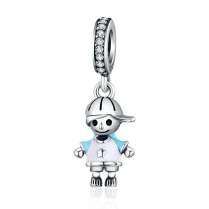 (slika za) Pandora Style Silver Perfect Life Little Baby Boy Viseč - SCC544