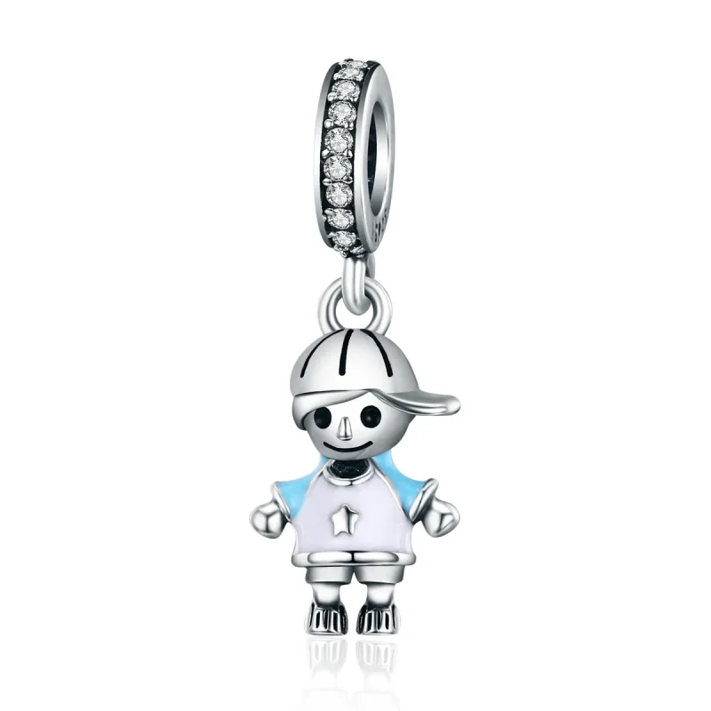 (slika za) Pandora Style Silver Perfect Life Little Baby Boy Viseč - SCC544 - Slika izdelka