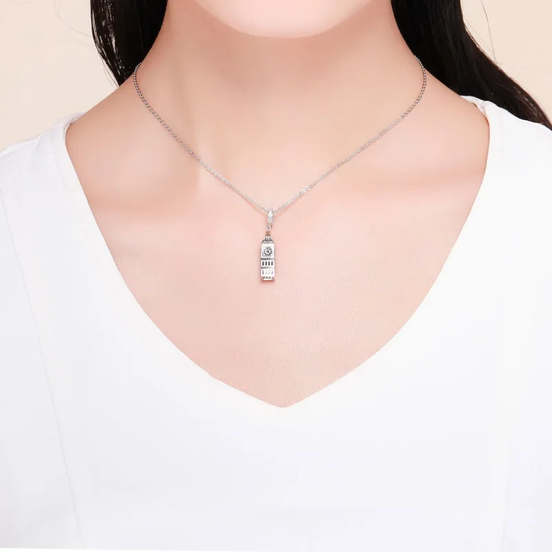 (slika za) Pandora Style Silver Velika Britanija Big Ben Viseči - SCC868 - Ogled 5
