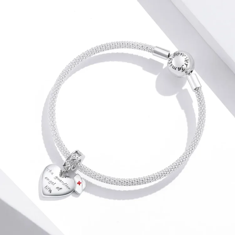 Pandora Style Silver Viseči angel varuh življenja - BSC307