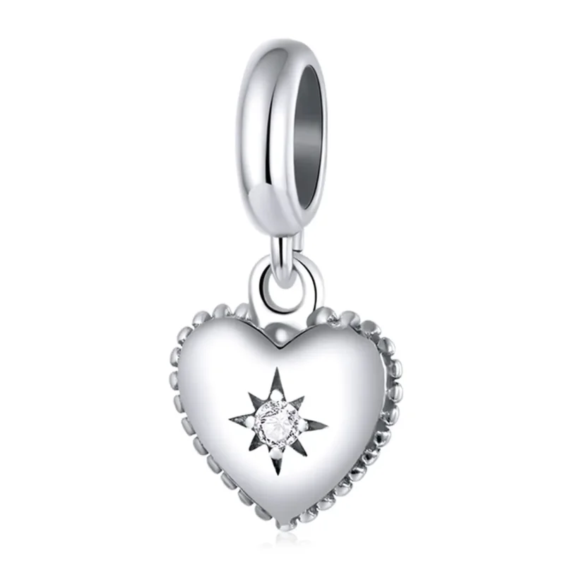 (slika za) Pandora Style Starburst Love Dangle - SCX132 - Slika izdelka