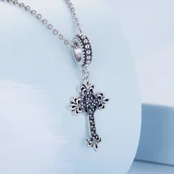 Pandora Style Vintage Cross Viseči - BSC669