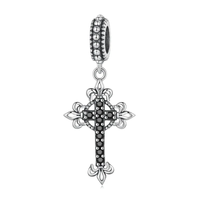 (slika za) Pandora Style Vintage Cross Viseči - BSC669 - Slika izdelka