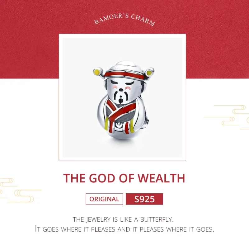 (slika za) Srebrni elegantni viseči biseri v slogu Pandora - SCC137 - Ogled 8