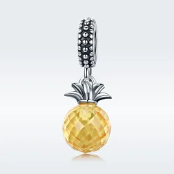 Srebrni viseči ananas v slogu Pandora - SCC150