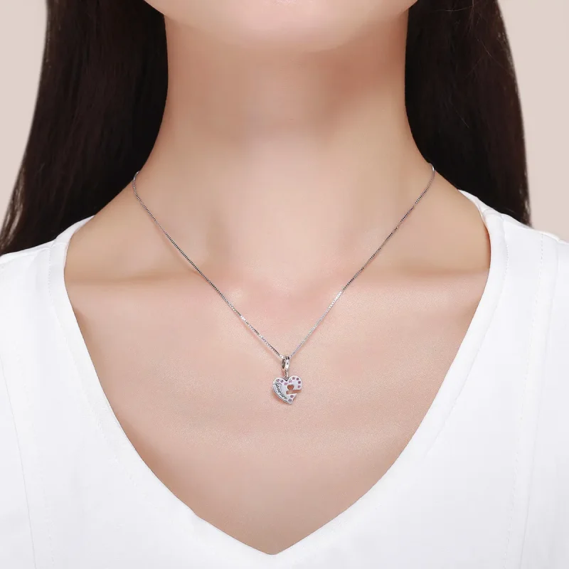 (slika za) Srebrni viseči srčasti ključ Pandora Style - SCC638 - Ogled 8