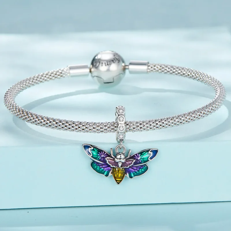 (slika za) Čudna viseča čebela v stilu Pandora - SCC2374 - Ogled 3