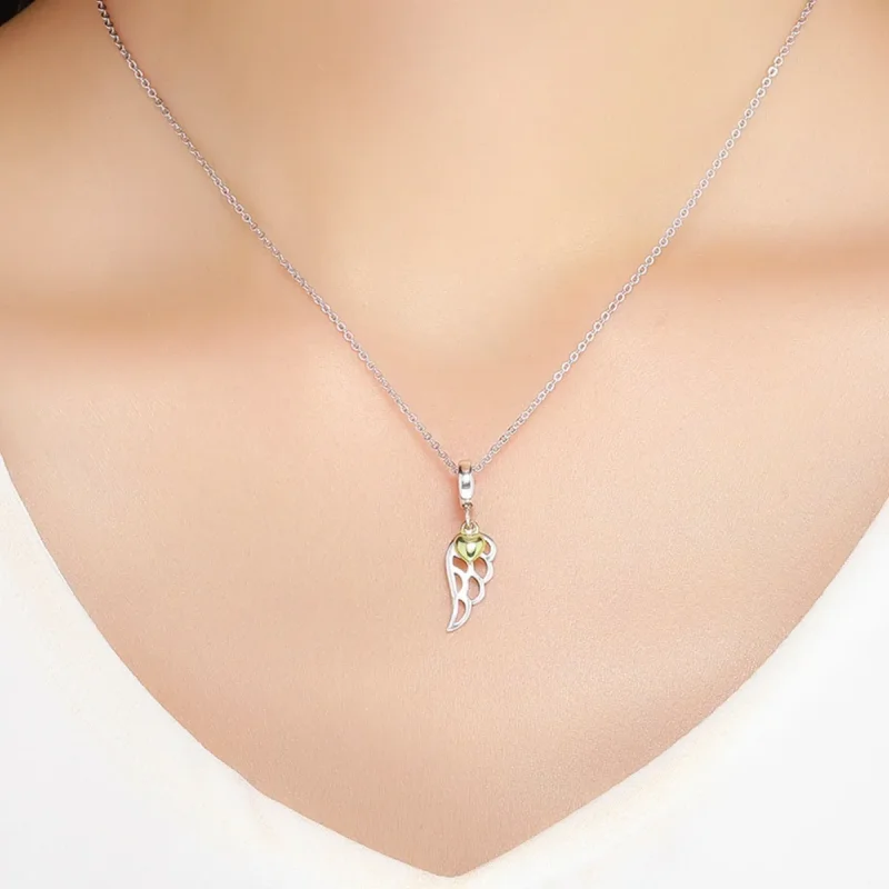 (slika za) Viseča dvobarvna dvobarvna vilinska krila v slogu Pandora - SCC838 - Ogled 5