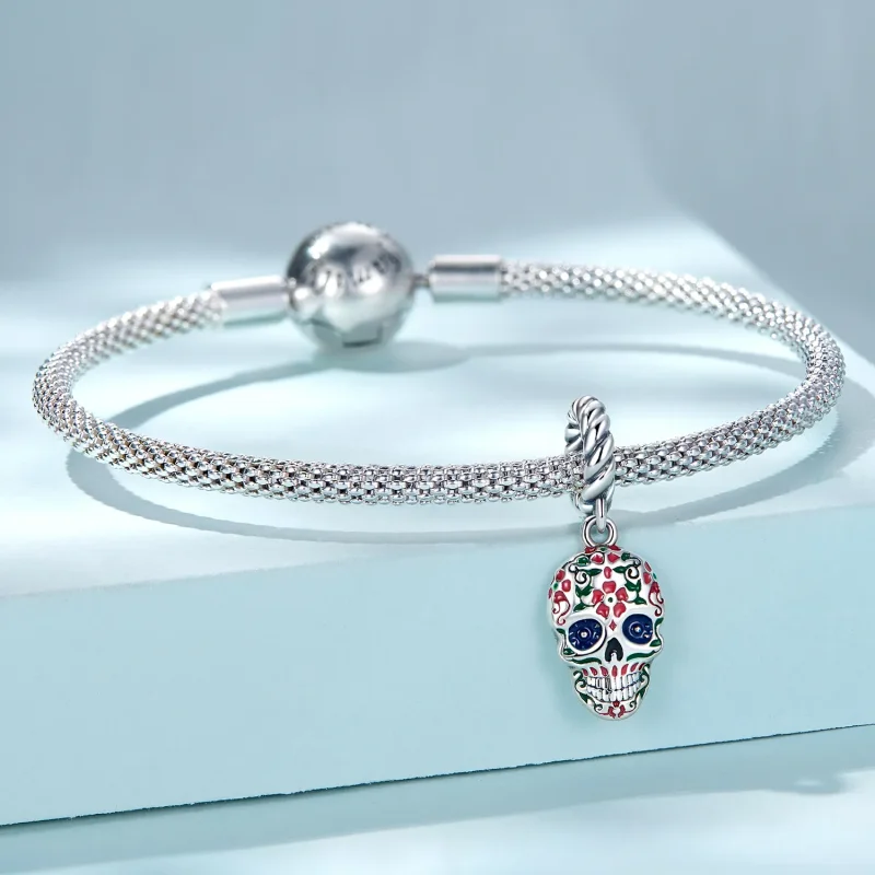 (slika za) Viseča lobanja v slogu Pandora - SCC2361 - Ogled 3