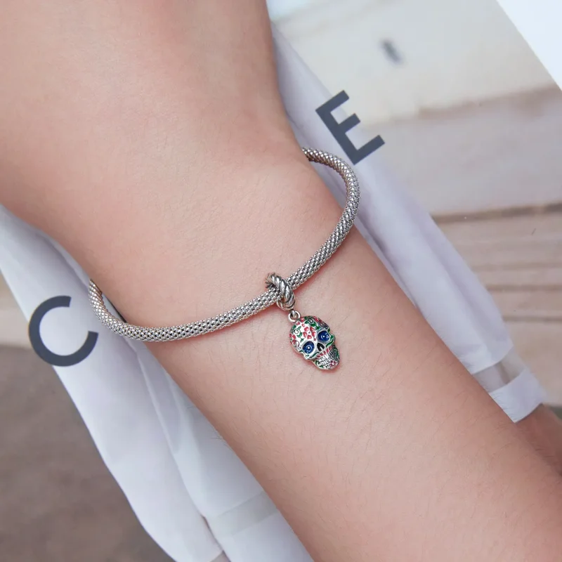 (slika za) Viseča lobanja v slogu Pandora - SCC2361 - Ogled 5