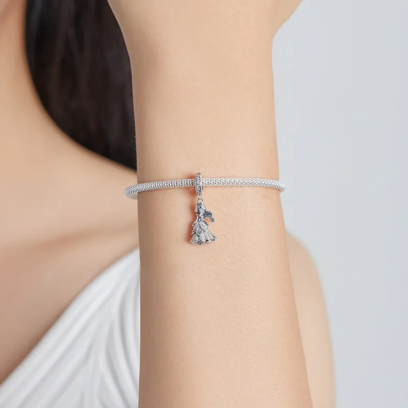 (slika za) Viseča mala princesa v slogu Pandora - SCC1978 - Ogled 5