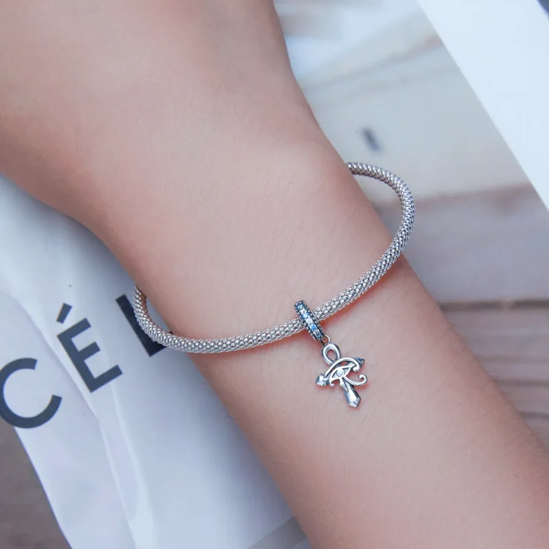 (slika za) Viseče viseče Horusovo oko v slogu Pandora - SCC2371 - Ogled 5