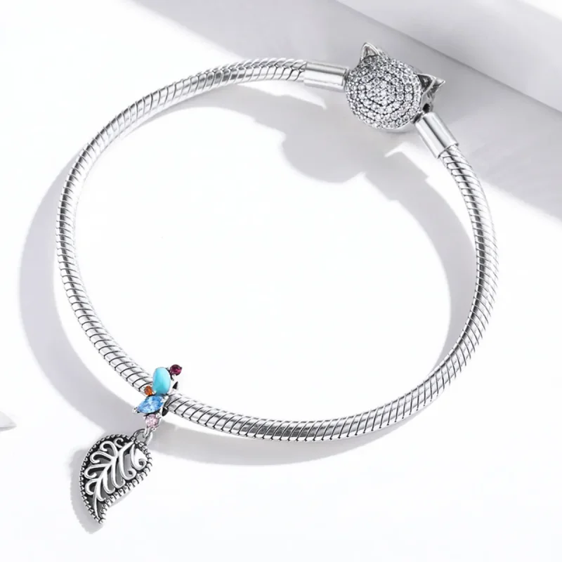 (slika za) Viseči listi v slogu Pandora - BSC455 - Ogled 3