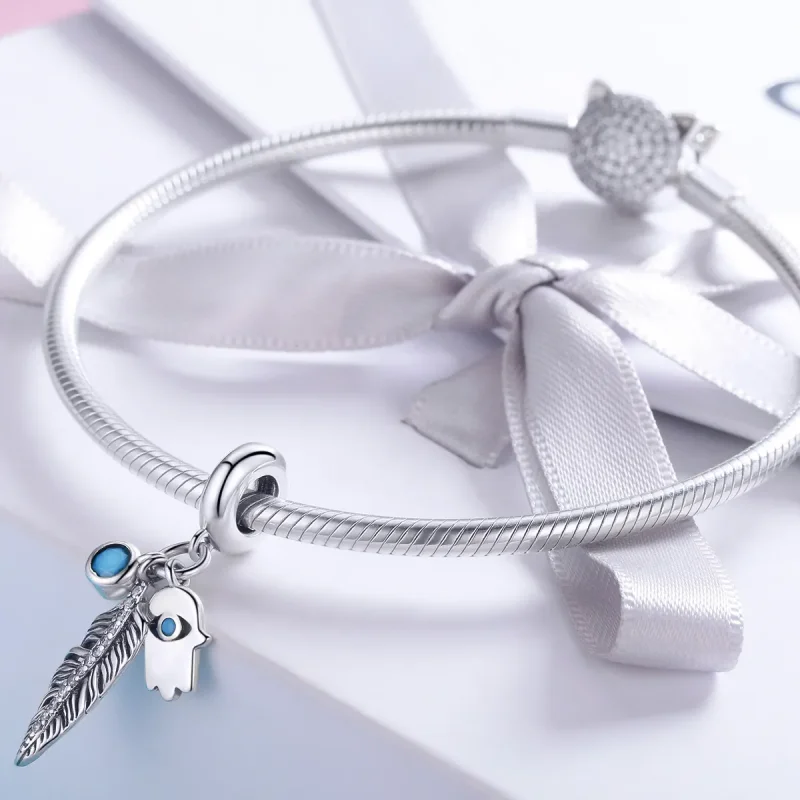 (slika za) Viseči obeski v boemskem slogu Pandora - SCC880 - Ogled 3