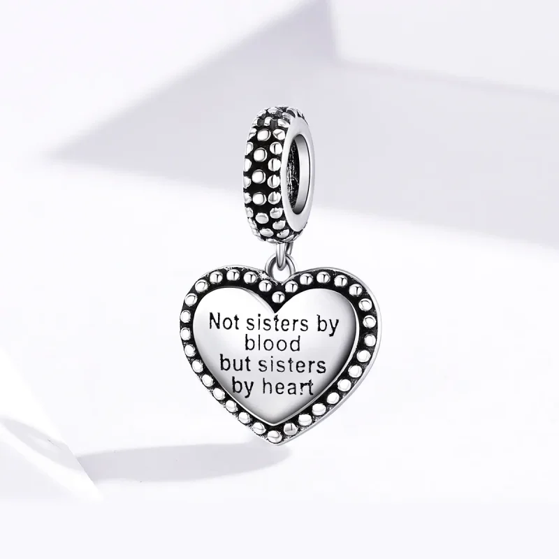 (slika za) Viseči srebrni najboljši viseči stil Pandora - SCC1396 - Ogled 2