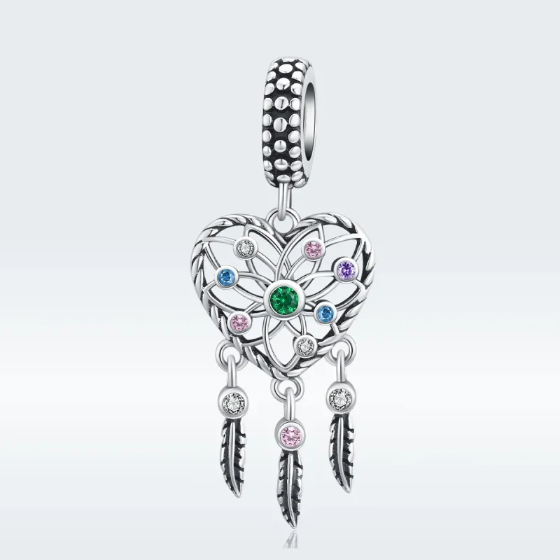 (slika za) Viseči srček družinskega drevesa v slogu Pandora - SCC1445 - Ogled 5