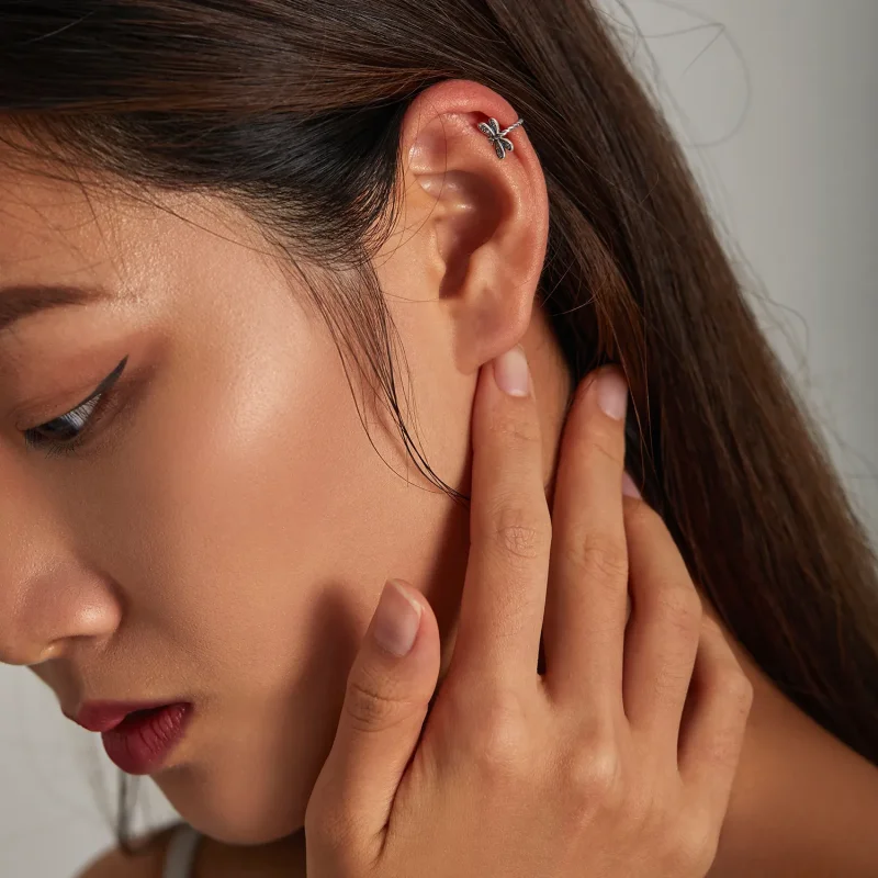 (slika za) Pandora Style Delicate Dragonfly Ear Sponka - SCE1295 - Ogled 6