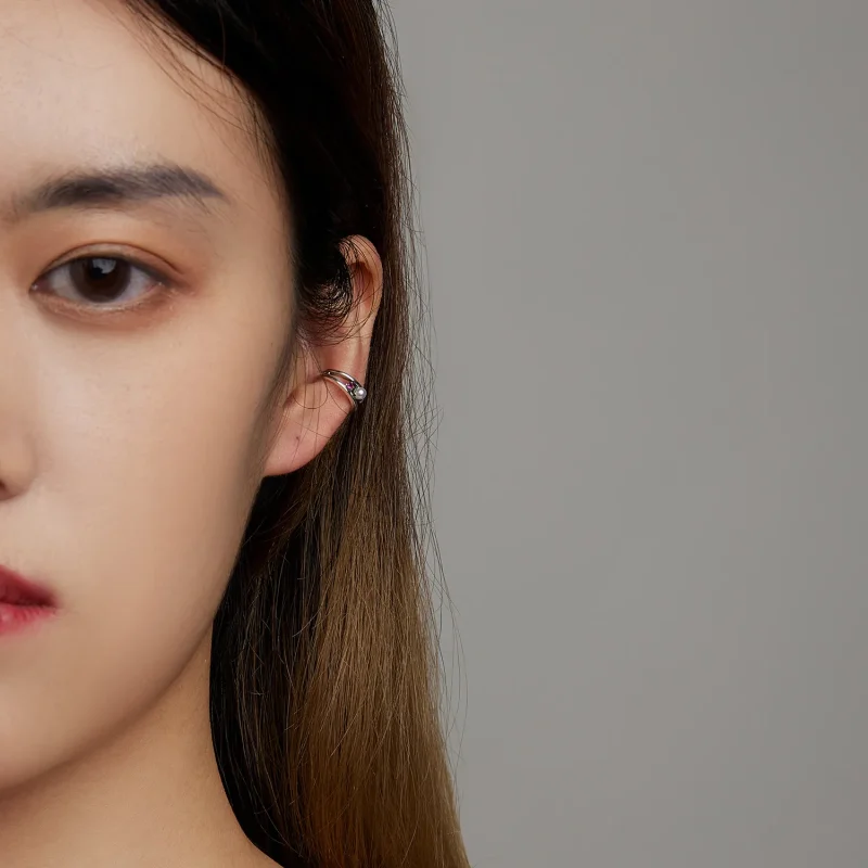 (slika za) Pandora Style Exquisite Shell Pearl dvoslojna sponka za uho - SCE1431 - Ogled 6