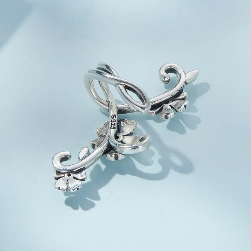 (slika za) Pandora Style Pattern Sponka za uho - SCE1512 - Ogled 4