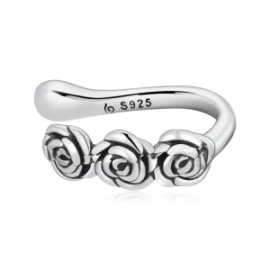 (slika za) Pandora Style Retro Rose Ear Sponka - BSE582