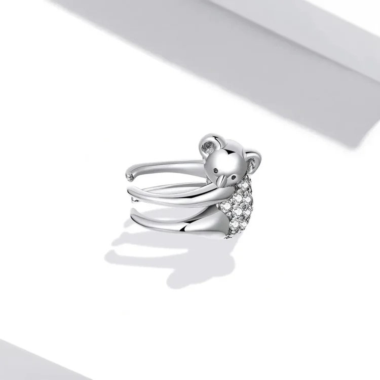 Sponka za ušesa Pandora Style Koala - SCE1338