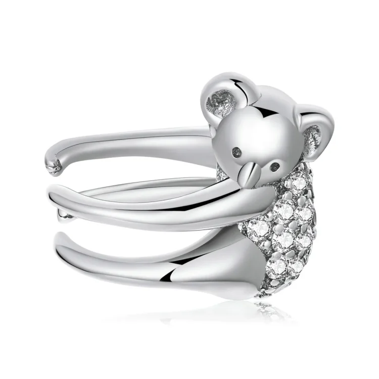 Sponka za ušesa Pandora Style Koala - SCE1338