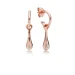 Moderni uhani LovePods™, PANDORA Rose™ & Clear CZ - 287357CZ
