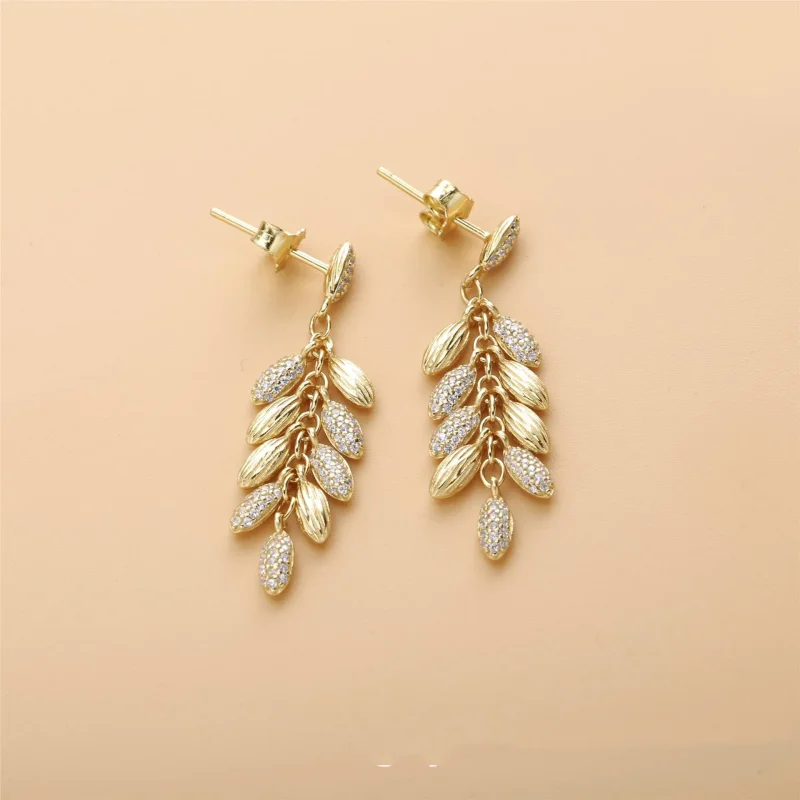 (slika za) Omejena izdaja lebdečih zrnc uhanov, PANDORA Shine™ & Clear CZ - 267674CZ - Ogled 2