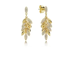 Omejena izdaja lebdečih zrnc uhanov, PANDORA Shine™ & Clear CZ - 267674CZ