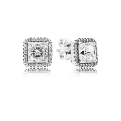 PANDORA brezčasni eleganci uhani - 290591CZ