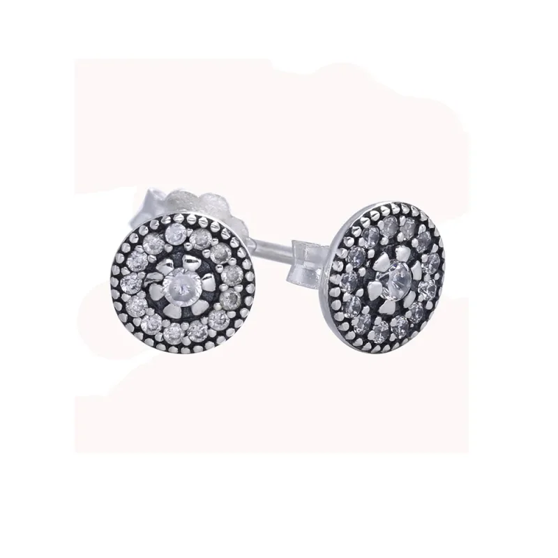 (slika za) PANDORA Classic Elegance Stud Uhani - PT0045-1B - Slika izdelka